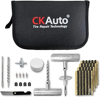 Kit universal de reparación de neumáticos 36 herramientas de emergencia coche US