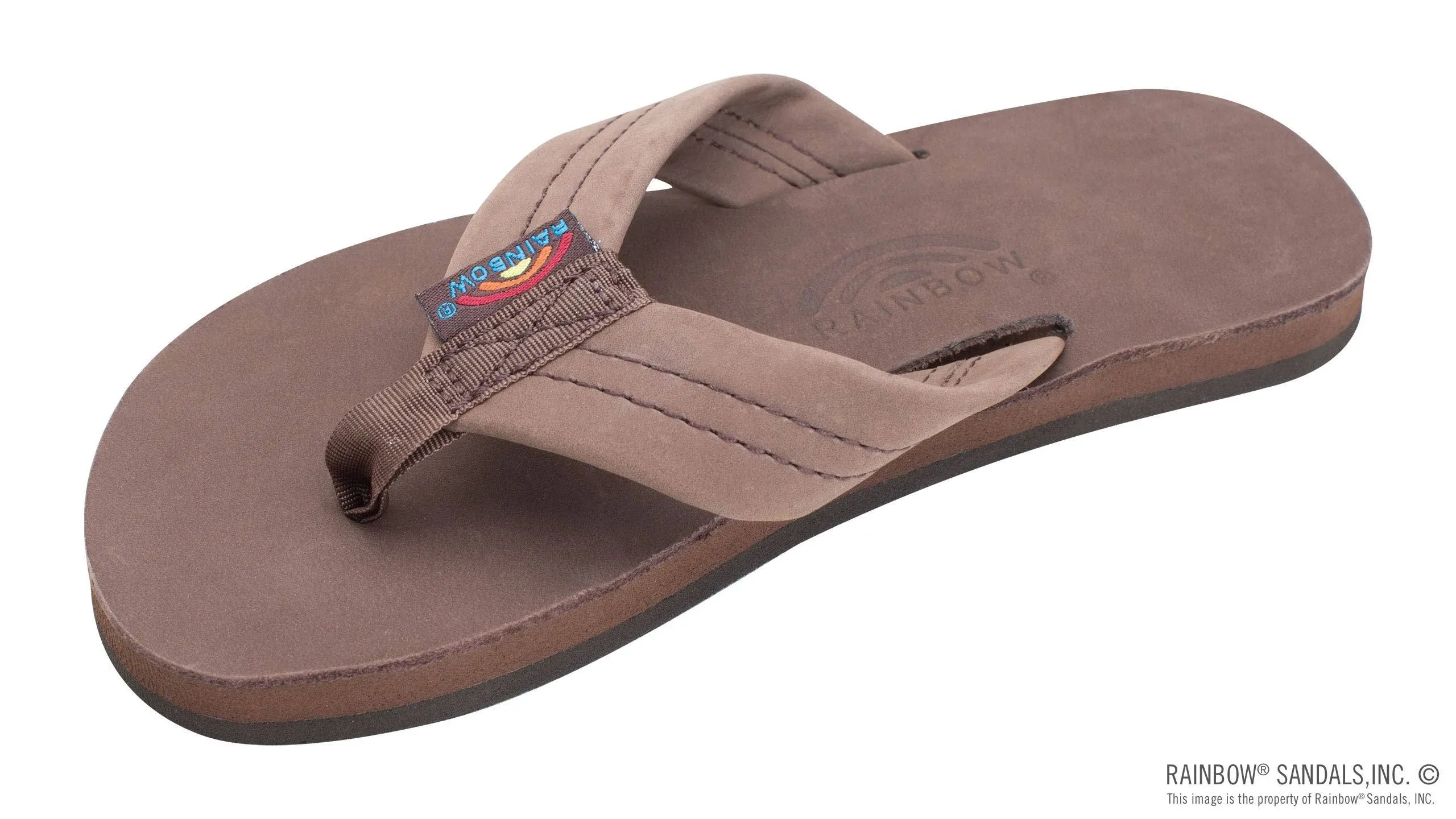 Rainbow Sandals | Kids Premier Leather Single Layer, 9/10 / Expresso