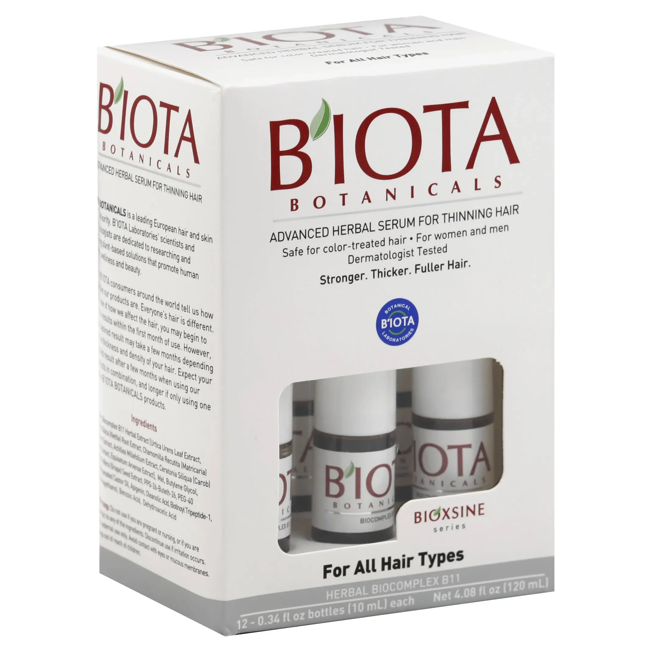 BIOTA BOTANICALS ADVANCED HERBAL CARE LEAVE IN OVERNIGHT SERUM