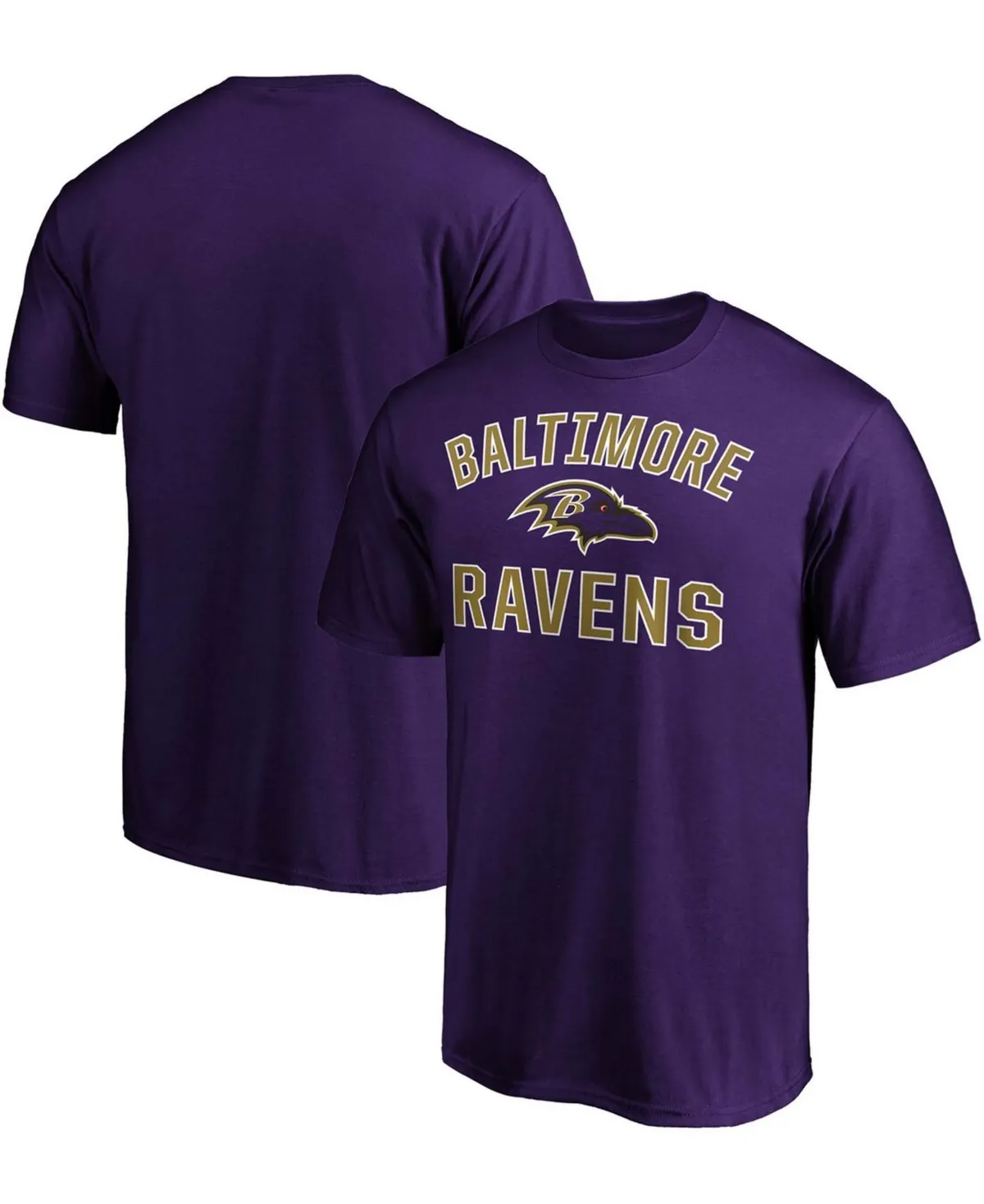 Men s Fanatics Branded Purple Baltimore Ravens Victory Arch T-Shirt