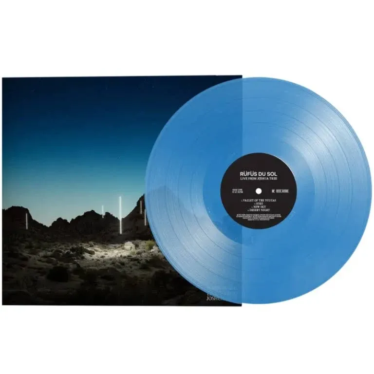 Rufus Du Sol Live from Joshua Tree Blue Vinyl LP