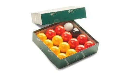 Aramith Premier Red-Yellow 2 Pool Balls with 1 7/8 White