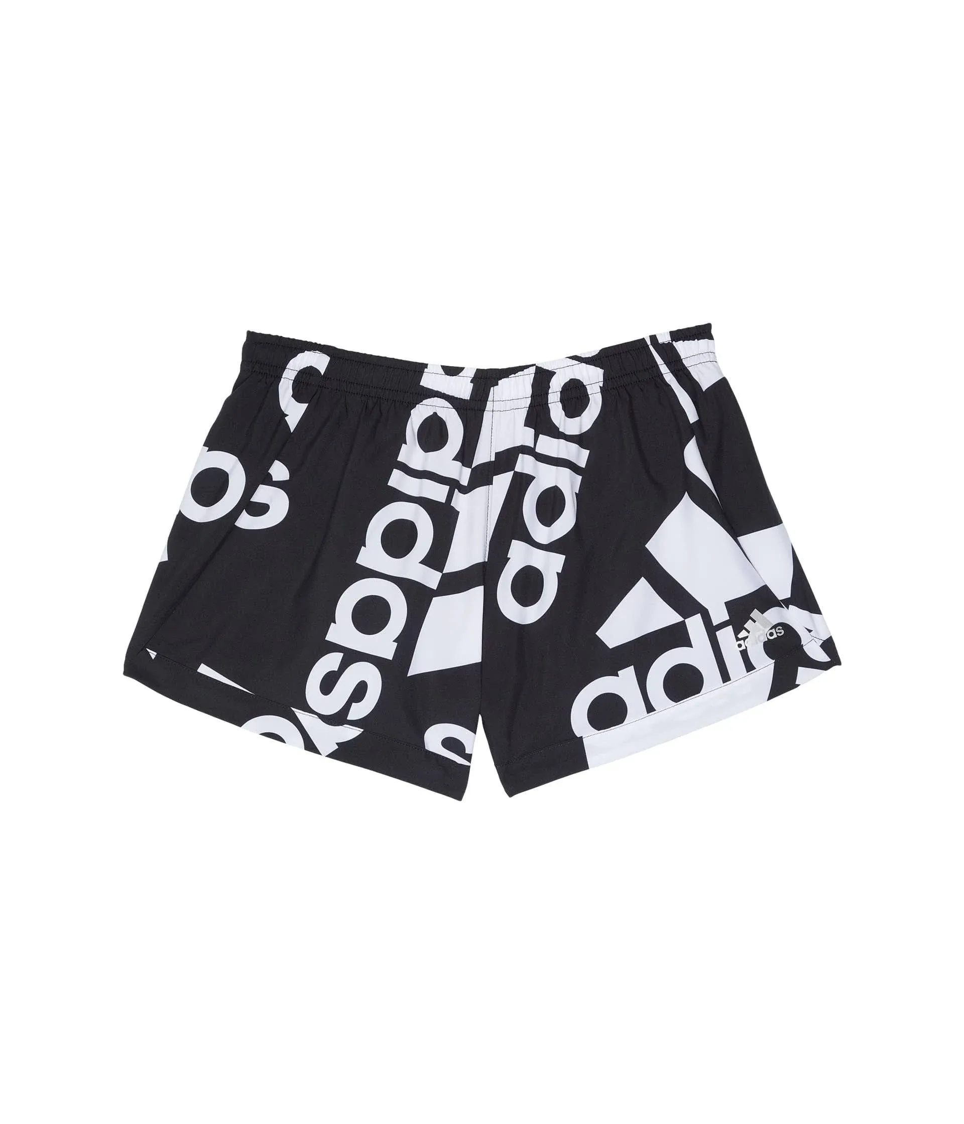 adidas Girls' Elastic Waistband with Inner Drawcord Woven Athletic Shorts