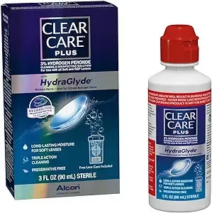 Clear Care Plus Cleaning Solution Paquete de viaje, sin sabor, 3 onzas líquidas