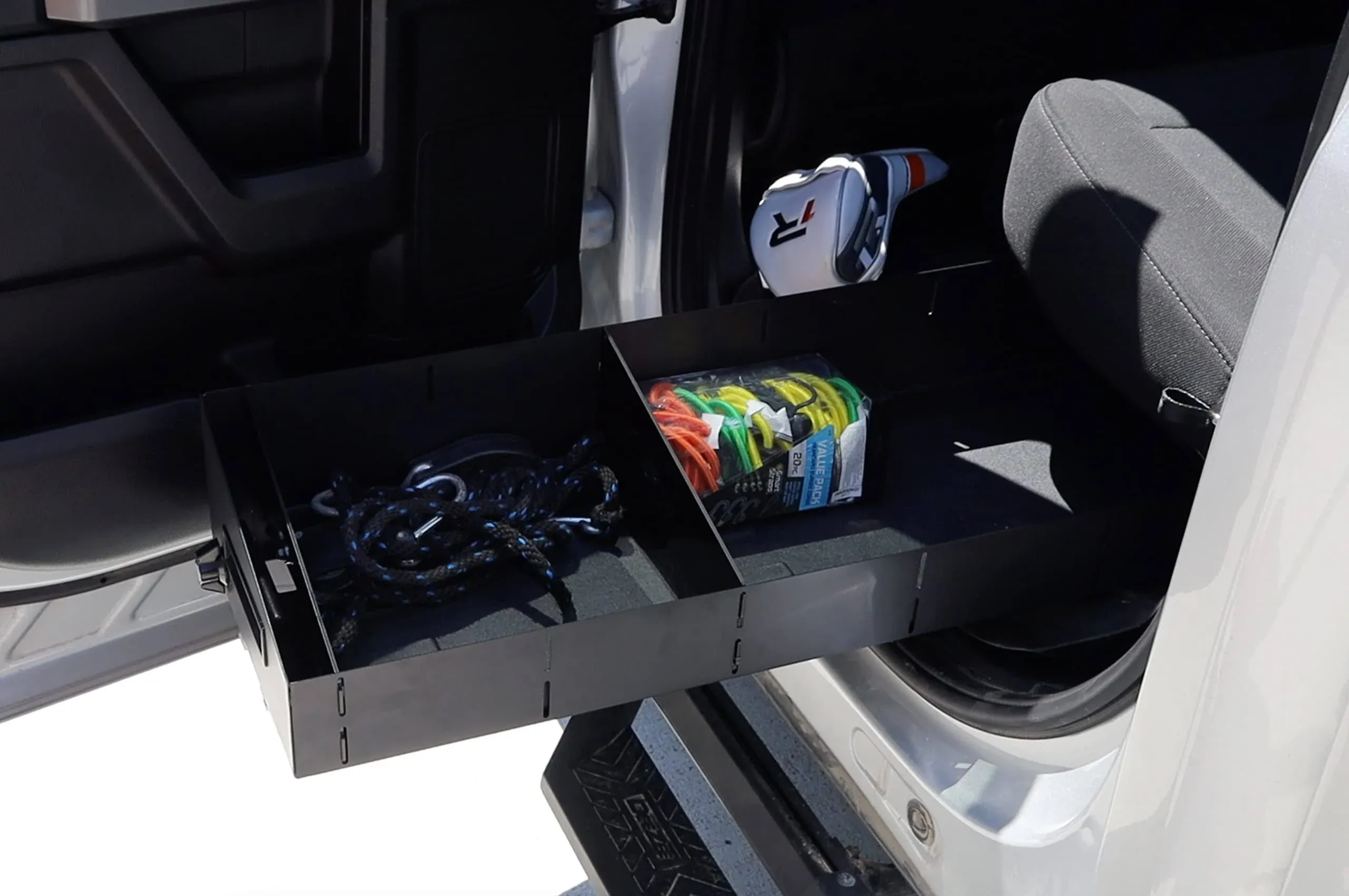 Dee Zee DZ700: Under Seat Storage Drawer Fits Select GM Silverado/Sierra 1500, 2500/3500 HD Crew Cab Trucks - JEGS