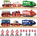 On Track USA Battery Operated Action Rescue Trains