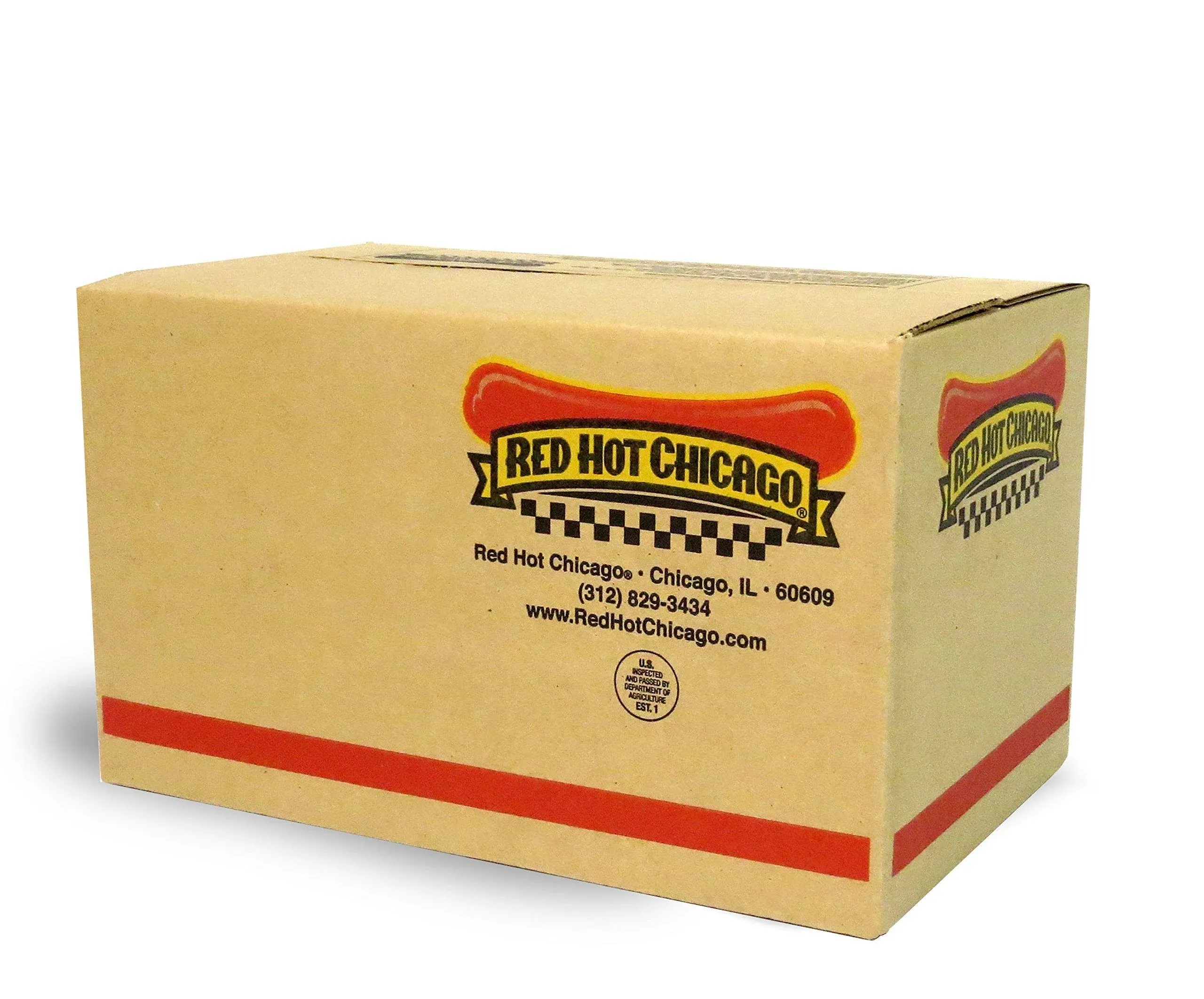 Red Hot Chicago Beef Franks 10 lbs. 8:1 (approximately 80 count)