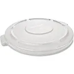 Rubbermaid Commercial 2631WHI 22.25 in. BRUTE Self-Draining Lids - White New