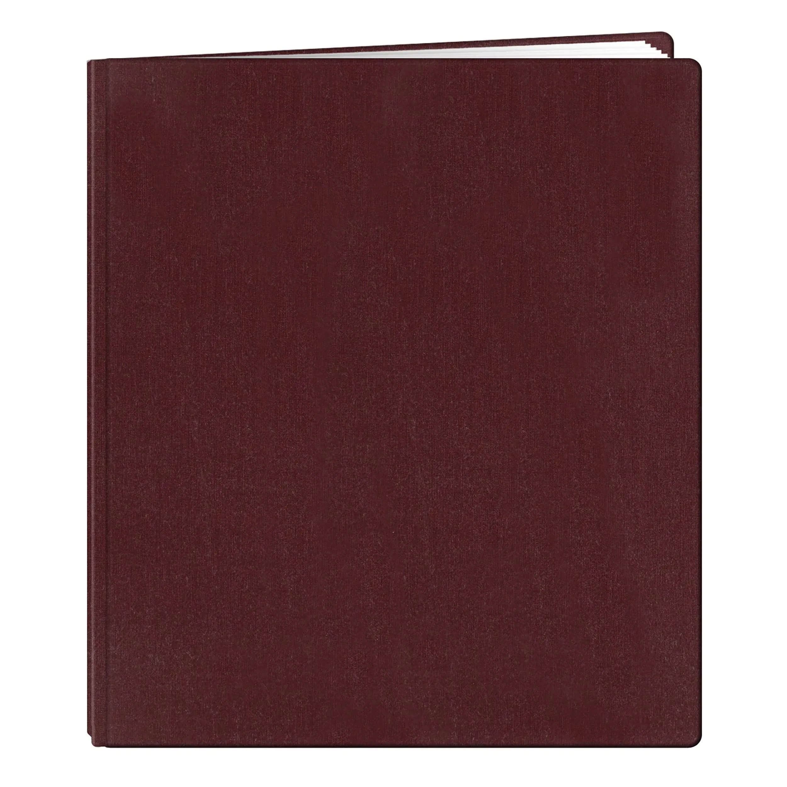 Pioneer Family Treasures Fabric Post Bound Album 12&#034;X15&#034; Rich Bordeaux