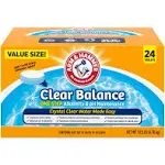 ARM & HAMMER Clear Balance Swimming Pool Alkalinity  pH Maintenance Tablets, White, 1 Pack, 24 Count