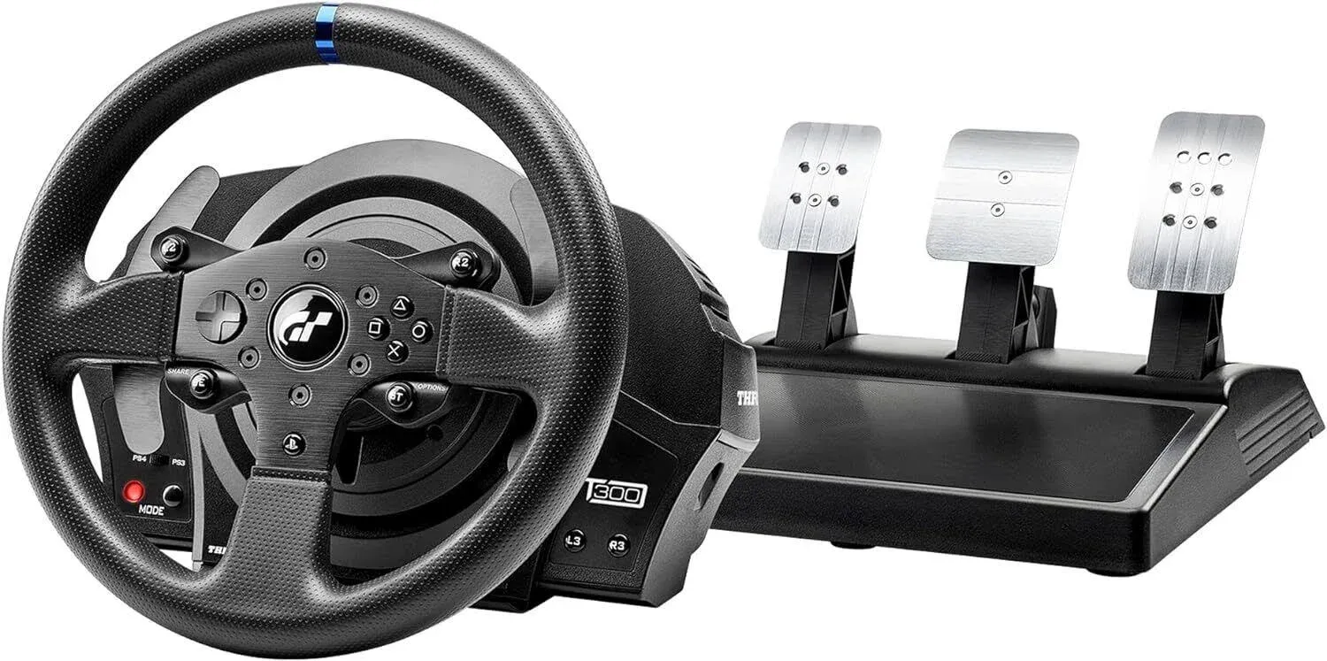 Thrustmaster T300 RS GT Force Feedback Racing Wheel - Officially licensed for Gran Turismo - PS5 / PS4 / Windows