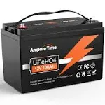 LiTime 12V 100Ah LiFePO4 Battery BCI Group 31 Lithium Battery Built-in 100A BMS