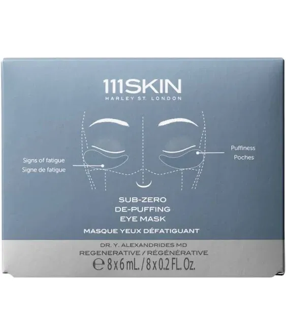 111Skin Cryo De-Puffing Eye Mask 8 Pack