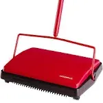 Floor & Carpet Sweeper Manual Non Electric Cleaner Blue