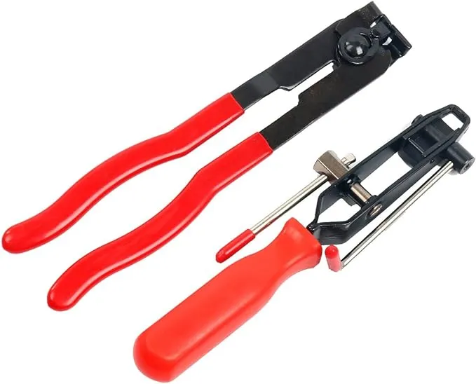 2Pcs CV Clamp and Joint Boot Clamp Pliers Tool Banding Crimper Cutter