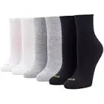 HUE Women's Cotton Mini Crew Socks - Size 6-10 - Ladies Athletic Cushioned Workout Socks