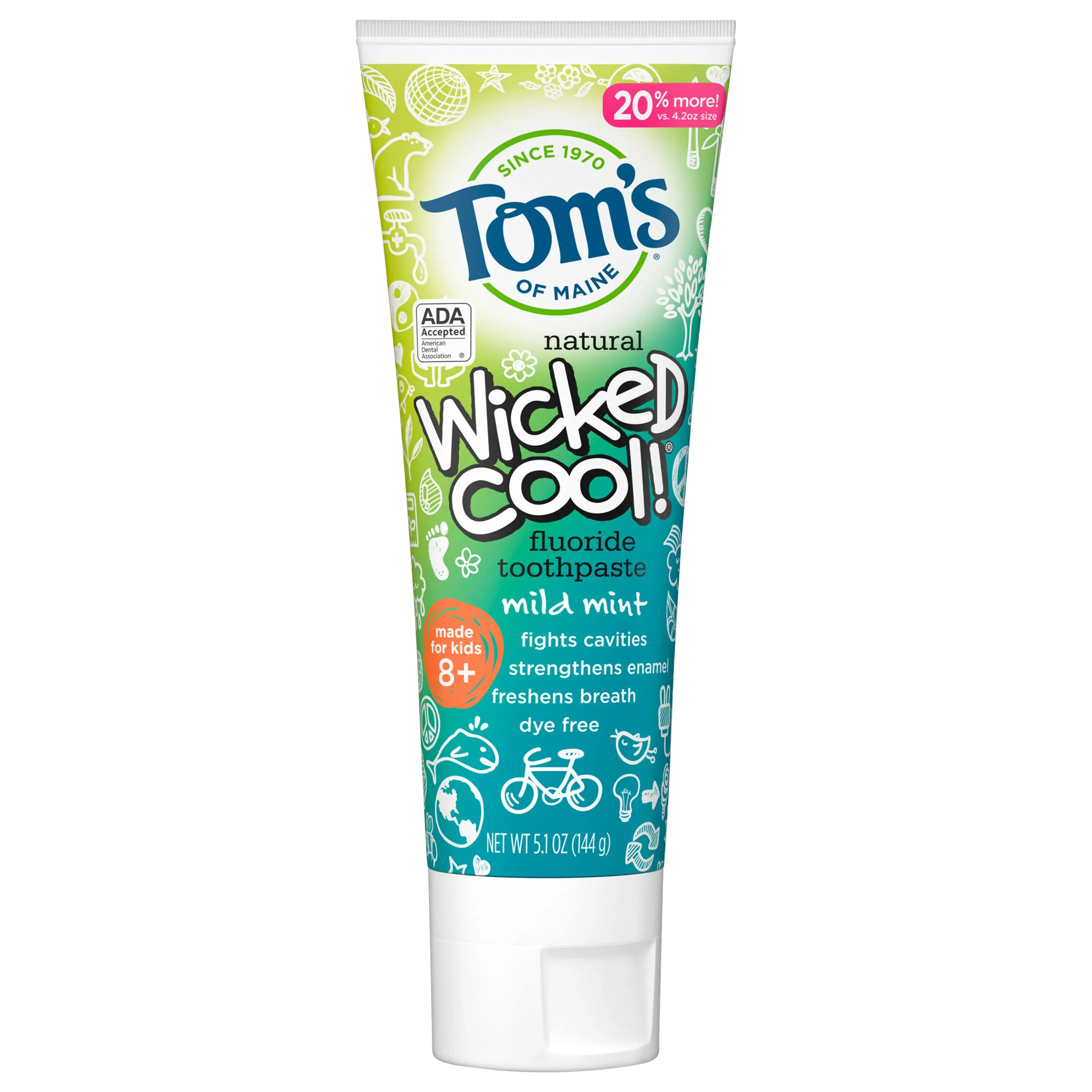 Tom's of Maine Wicked Fluoride Toothpaste