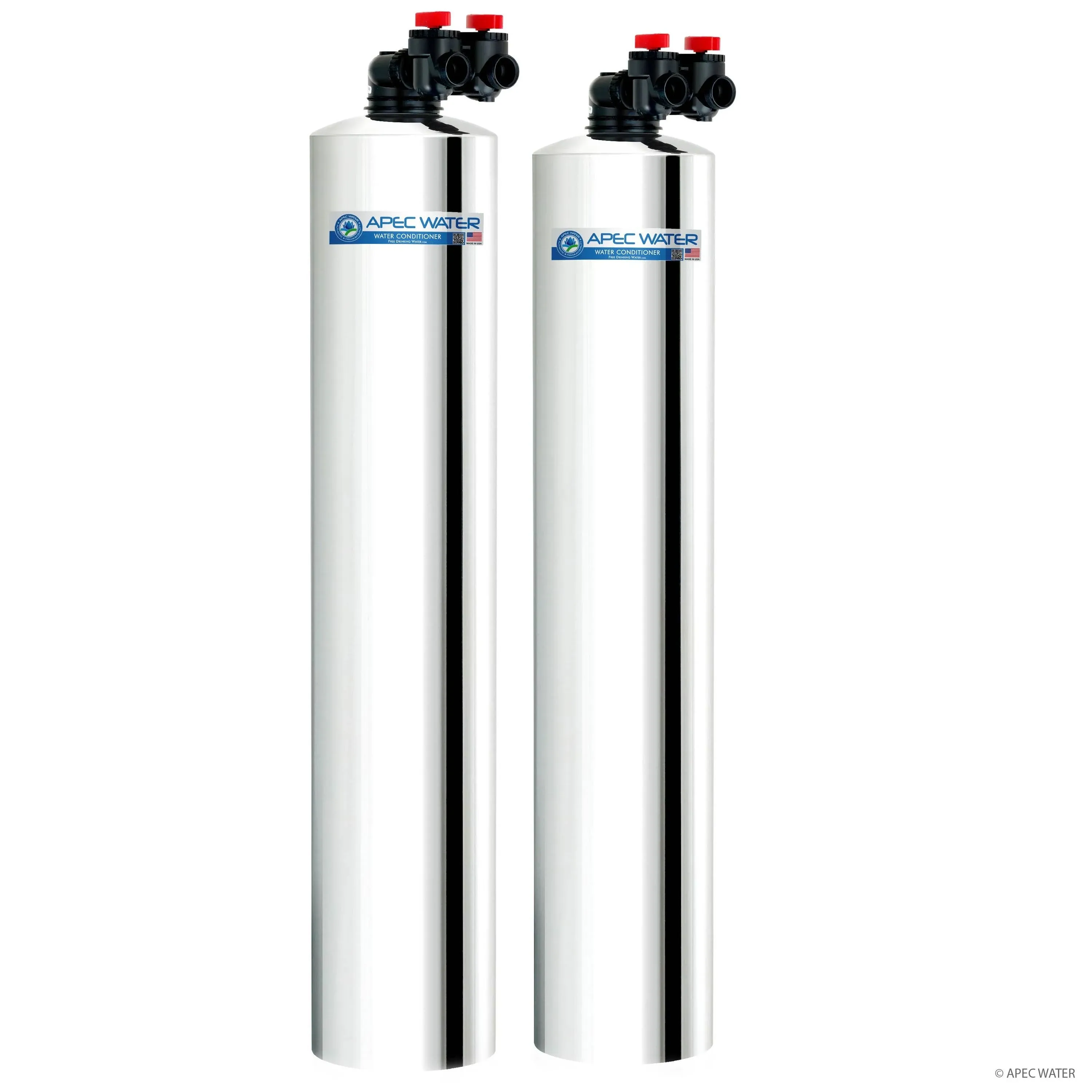 APEC Water Systems WH-SOLUTION-15 Whole House Filter & Salt Free Water Softener ...