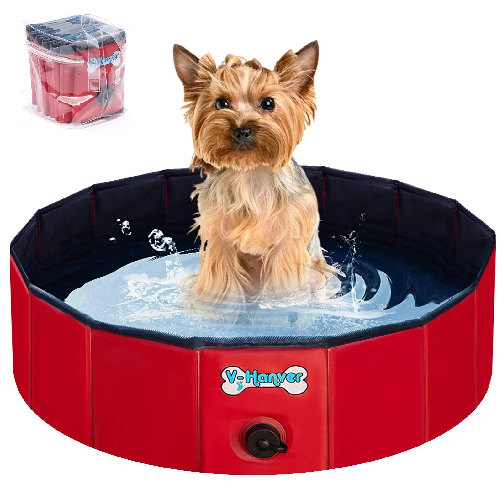 V-HANVER Foldable Dog Pool