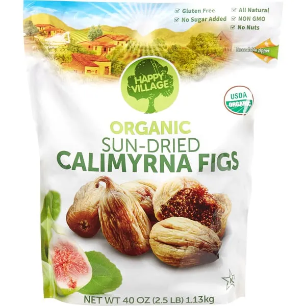 Happy Village Organic Sun Dried Smyrna Figs