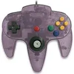 Old Skool Classic Wired Controller Joystick for Nintendo 64 N64 Game System - Atomic Purple