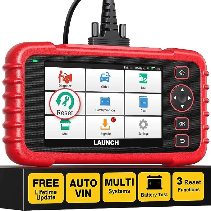 LAUNCH OBD2 Scanner CRP123X Elite Lifetime Free Update scan Tool