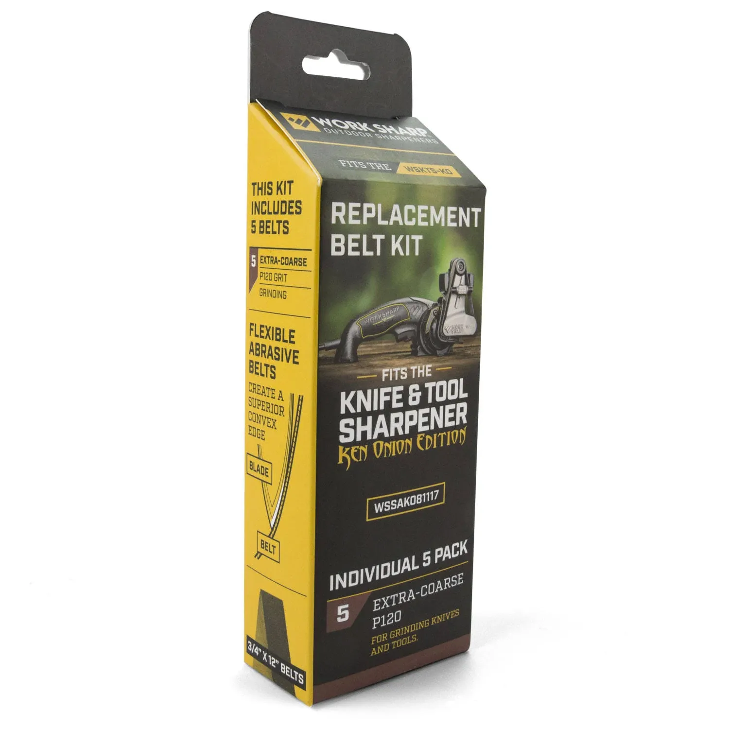 Work Sharp 3908 Ken Onion P120 Extra Coarse Belt Kit