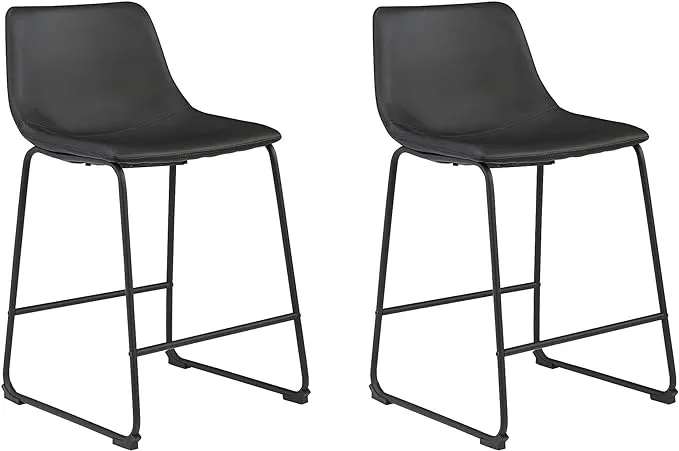 Ashley Centiar Black Barstool