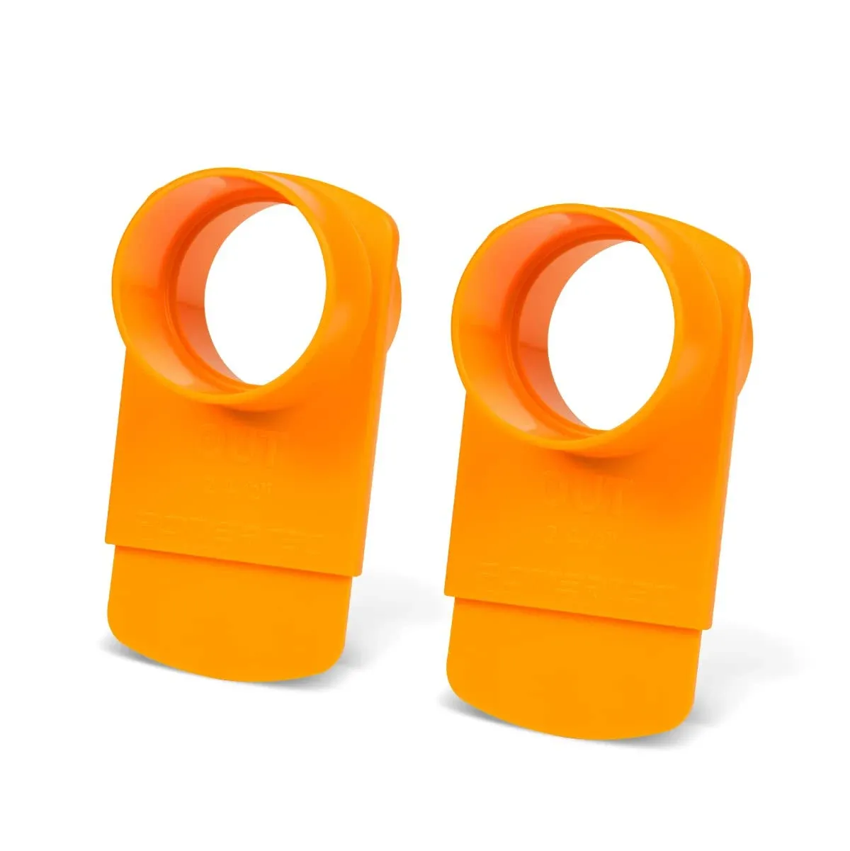 POWERTEC 70294-P2 2-1/2" Integrated Blast Gate Clog Resistant, Anti Gap Tapered ABS Plastic Fitting for Dust Collection Systems – 2 Pack