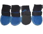 Dog Boots Breathable and Protect Paws Soft Nonslip Soles Color Blue Size Medium - Inner Sole Width 2.56 Inch