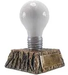 Light Bulb Trophy - Great Idea Award - School - Corporate - Business - Employee Award - Decade Awards Exclusive