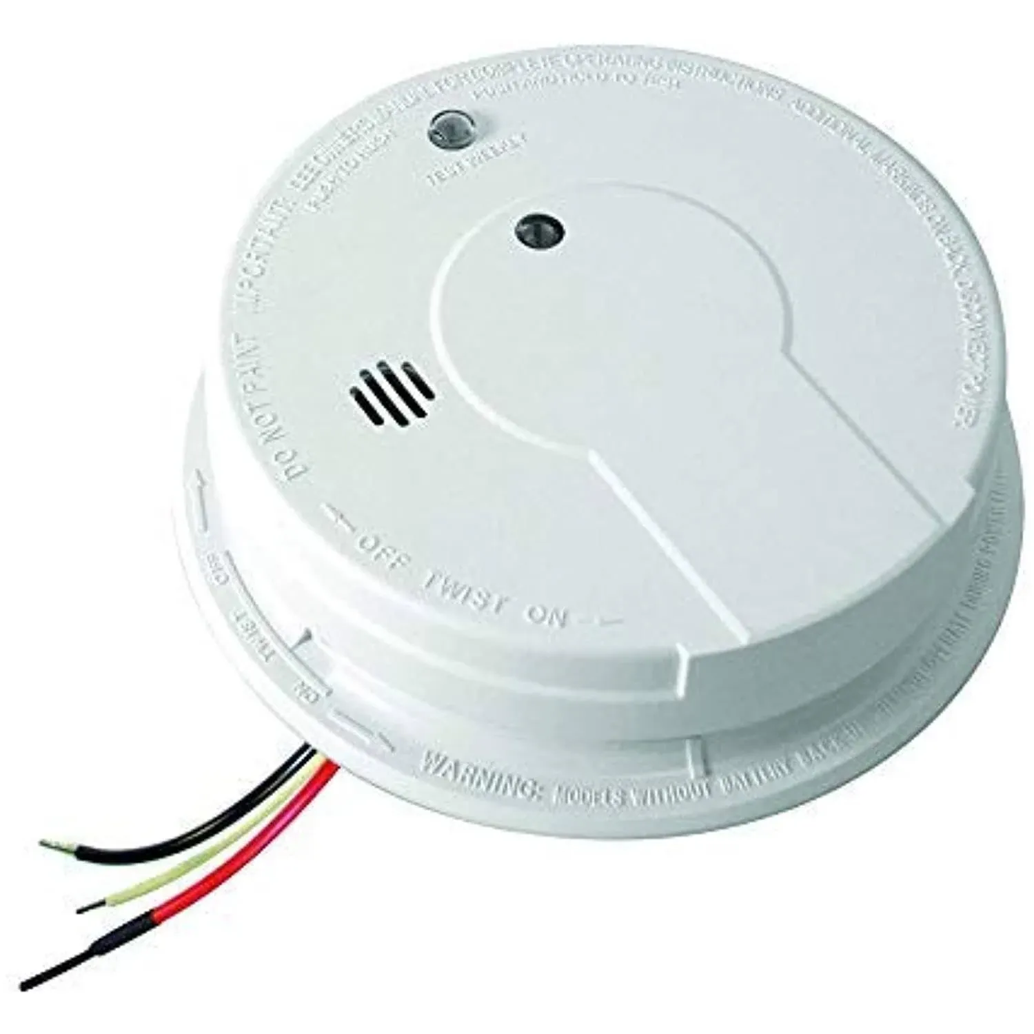 Kidde AC Hardwired Interconnect Smoke Alarm with Hush I (4-Units)