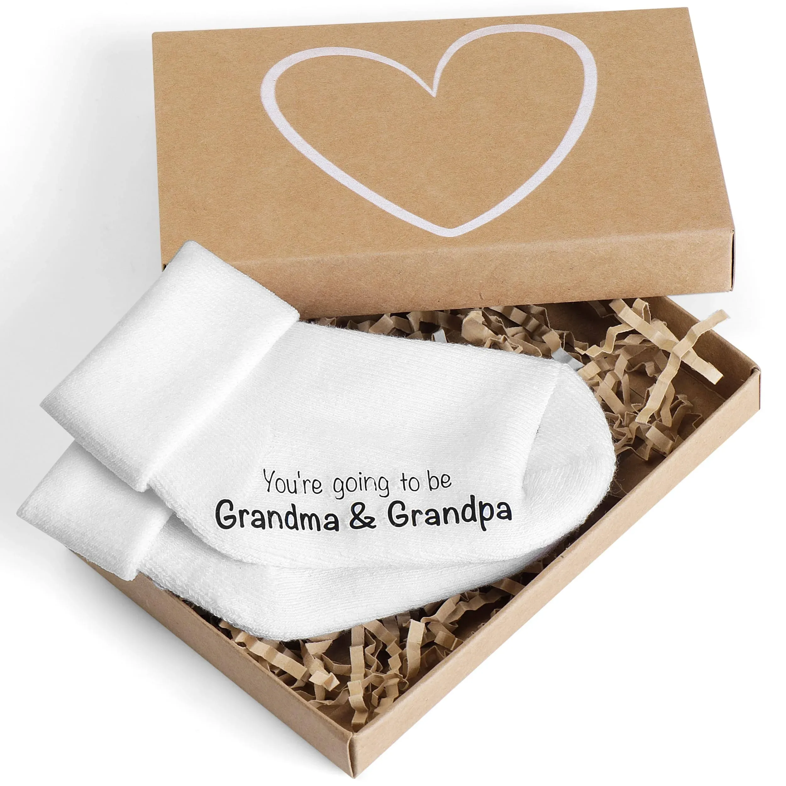 Grandparents Baby Announcement Gift - You Will Be Grandpa and Grandma Baby So...