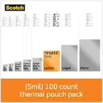 Scotch Thermal Laminating Pouches 5 Mil 100 Pack