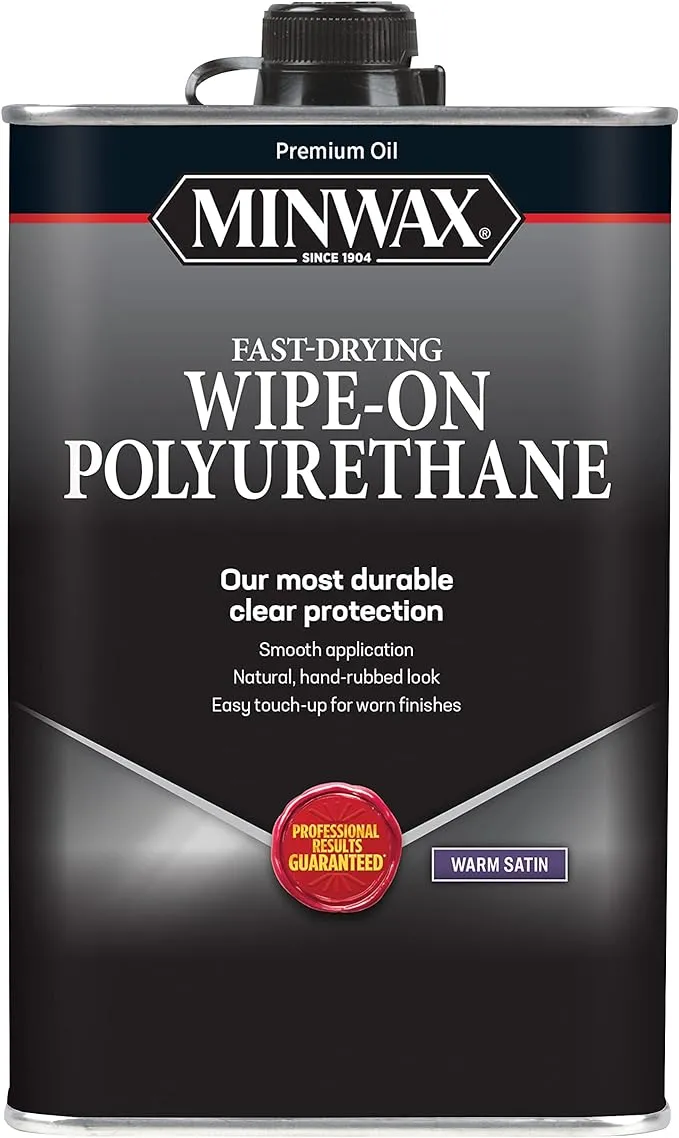 Minwax 60900000 Wipe-On Poly, Quart, Gloss, 32 Fl Oz