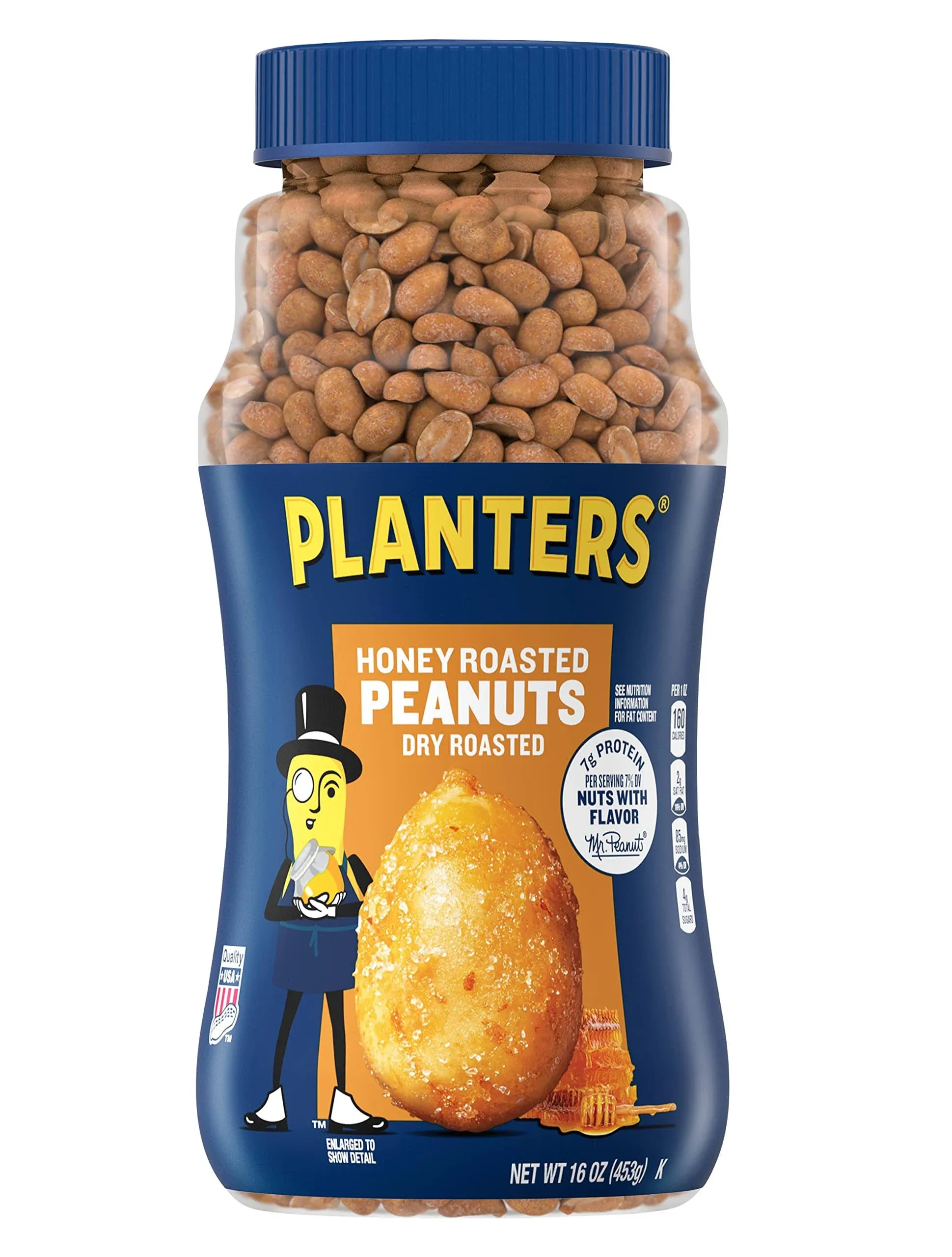 Planters Honey Roasted Peanuts 16 oz