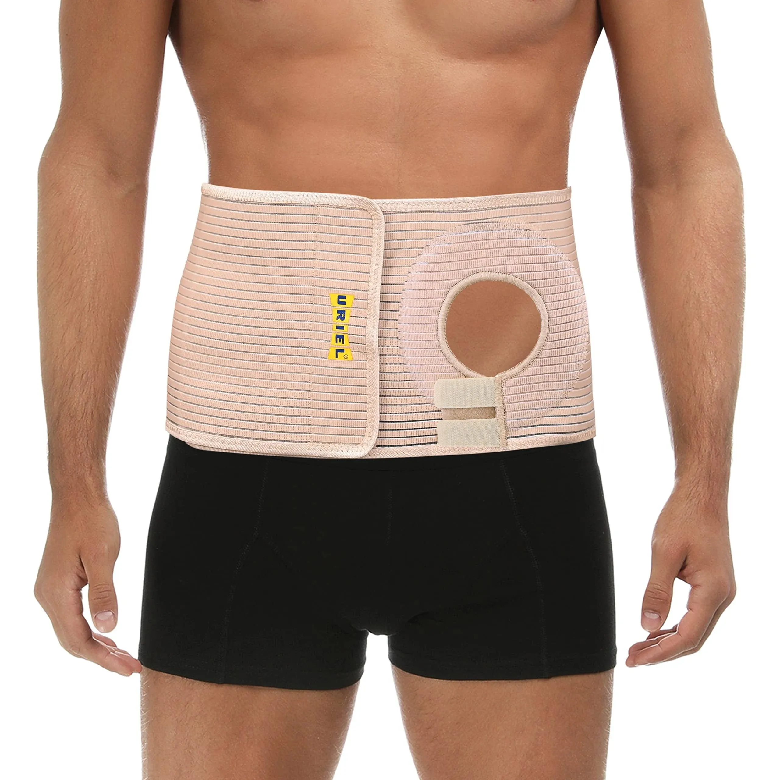 Abdominal Ostomy Belt for Post-Operative Care after Colostomy or Ileostomy Surge