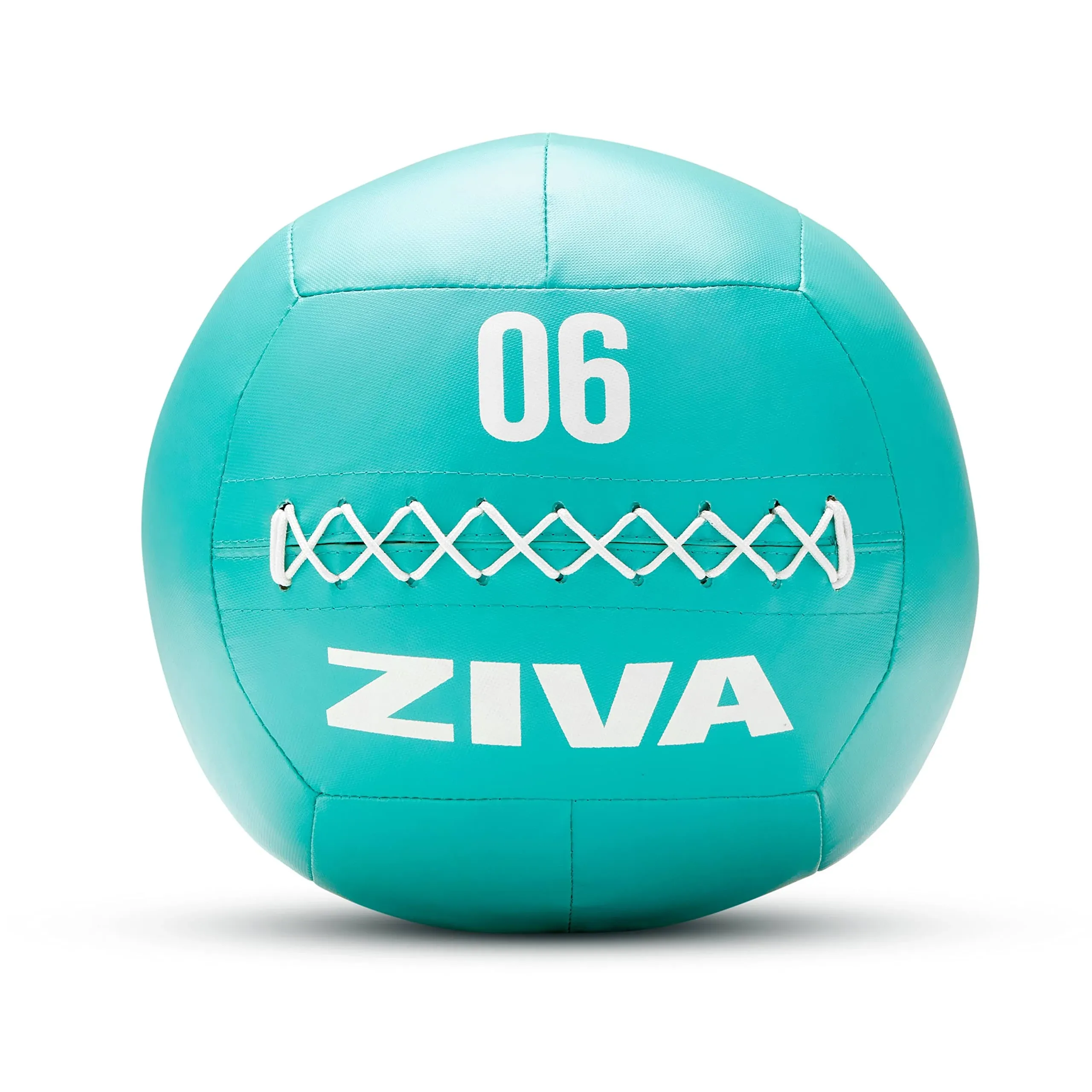 ZIVA Soft Wall Ball – Highly Durable Weighted Exercise Medicine Slam Ball for Strength and Conditioning Workout - Multiple Color, Weight Available