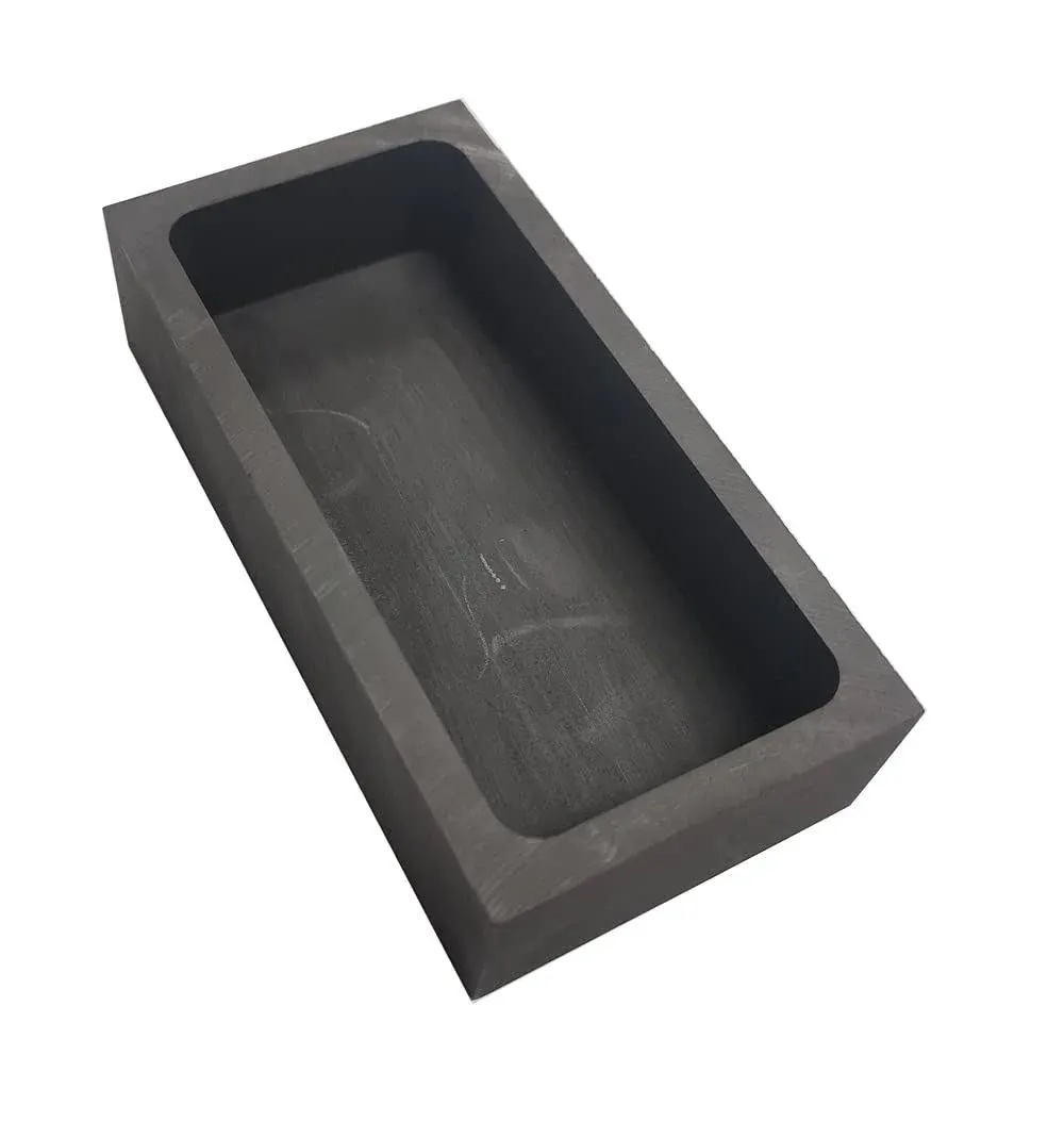 LLF Gold Silver Graphite Ingot Mold Mould Crucible for Melting Casting Refini...