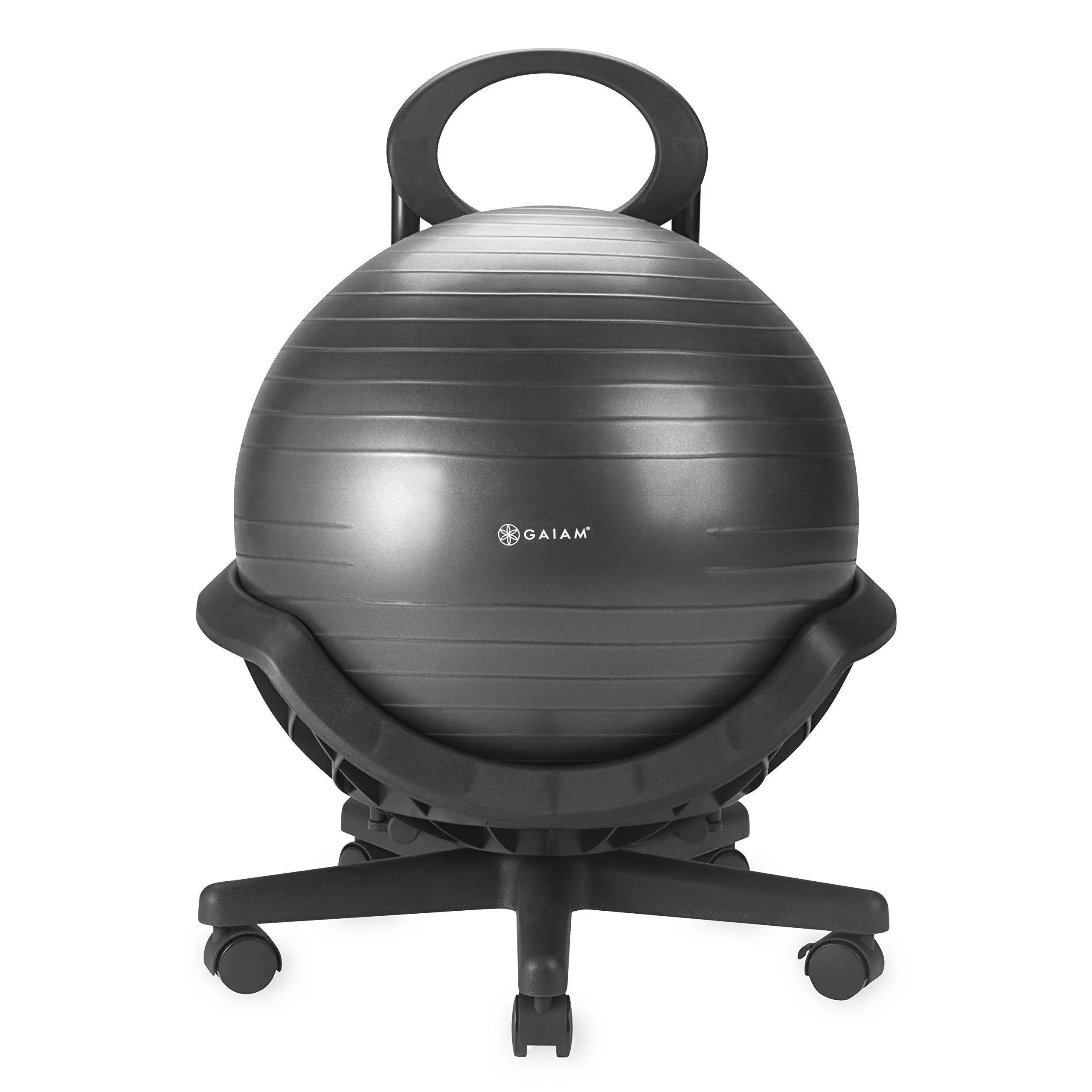 Gaiam Ultimate Balance Ball Chair, Black