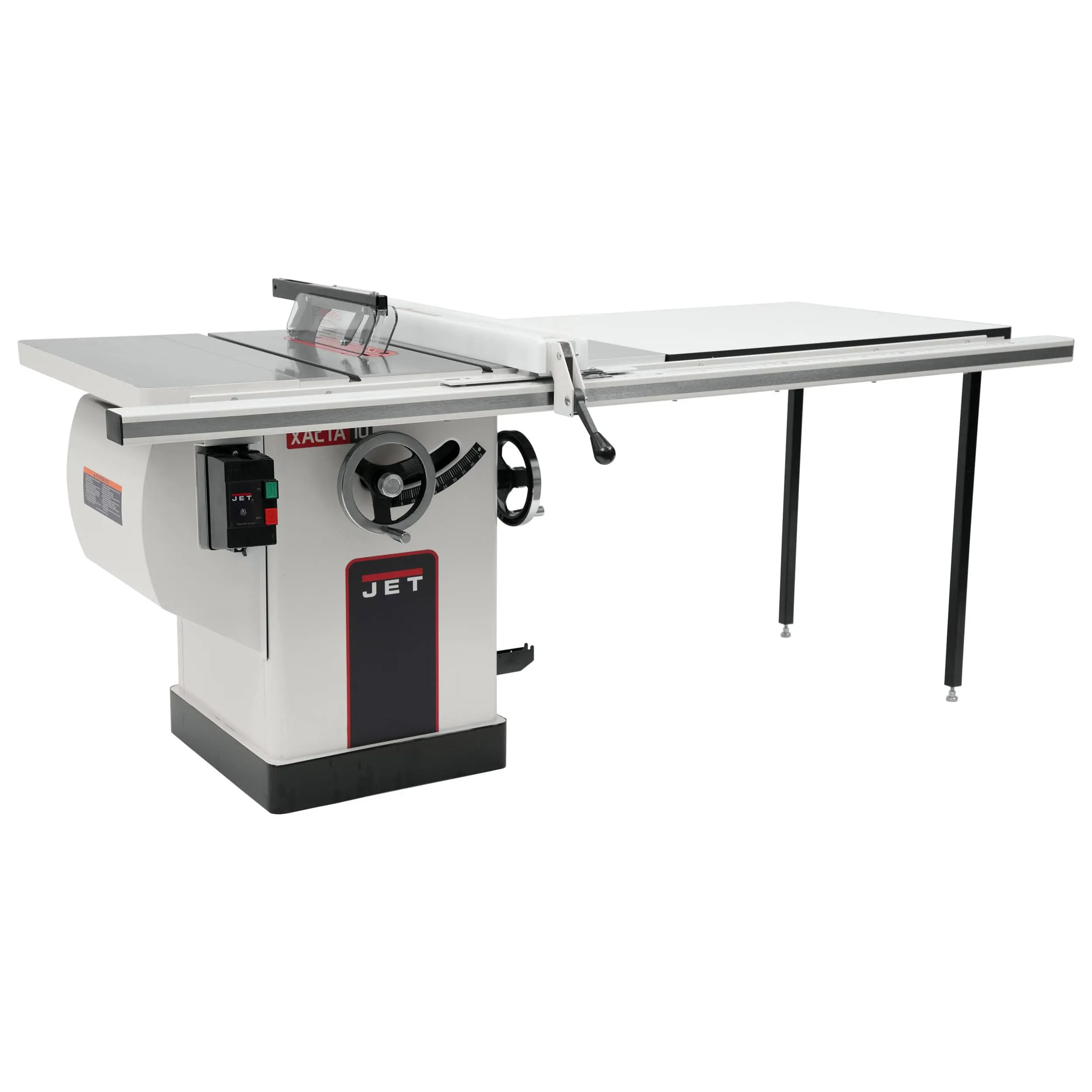 XACTASAW Deluxe 10" Table Saw with Cast Wings and 50" Rip Capacity - 5 HP 1 Ph 230V - JTAS-10DX