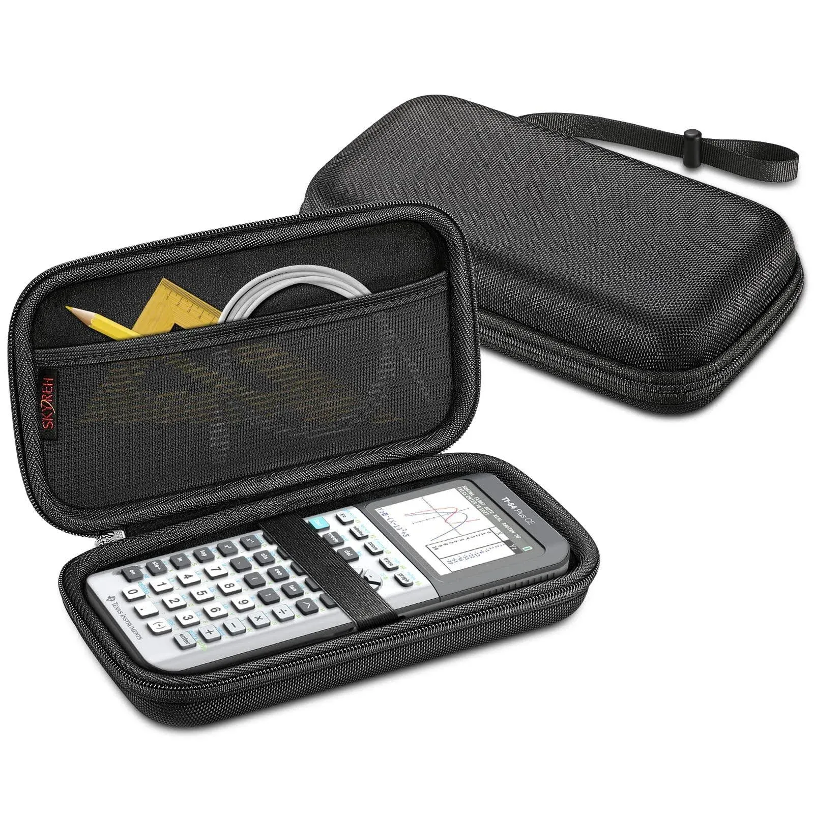 Graphing Calculator Carrying Case for TI-84 Plus CE, Hard EVA Shockproof Prot...