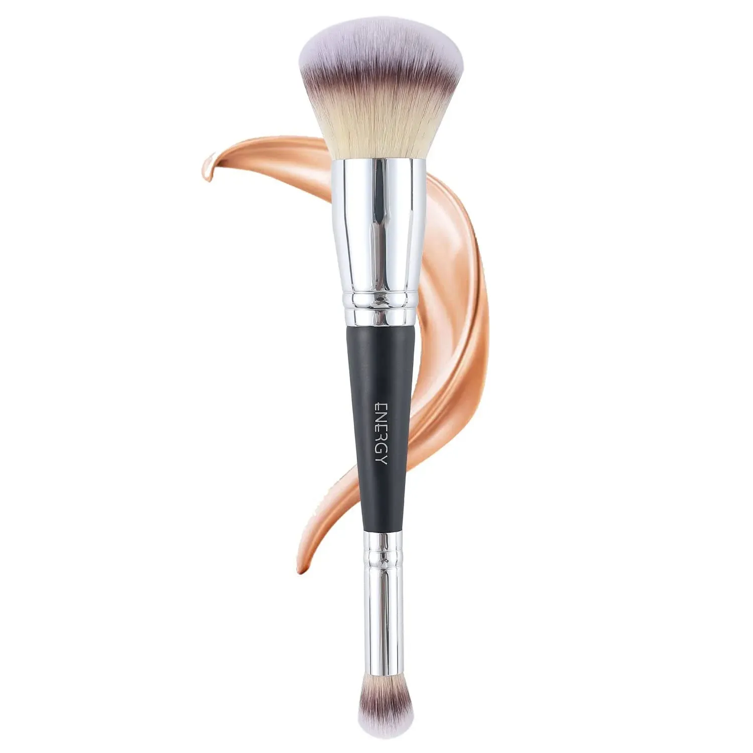 Energy Foundation Brushes for Liquid Foundation Makeup Brushes Dual-Ended Foundation Brush Concealer Brush Under Eye Ideal for Liquid, Cream, Powder