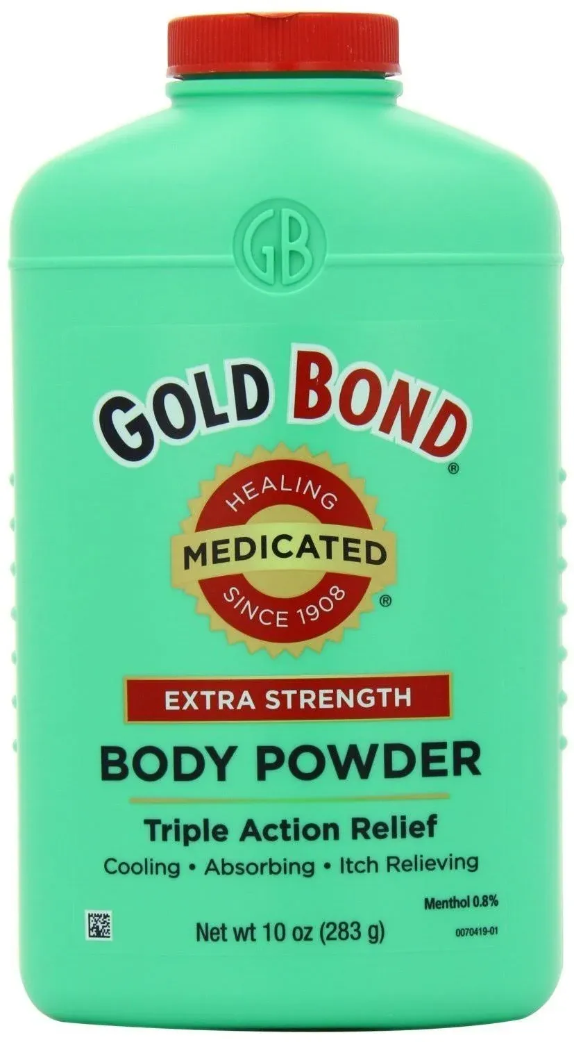 Gold Bond Medicated Body Powder, Extra Strength, 4 oz (113 g)