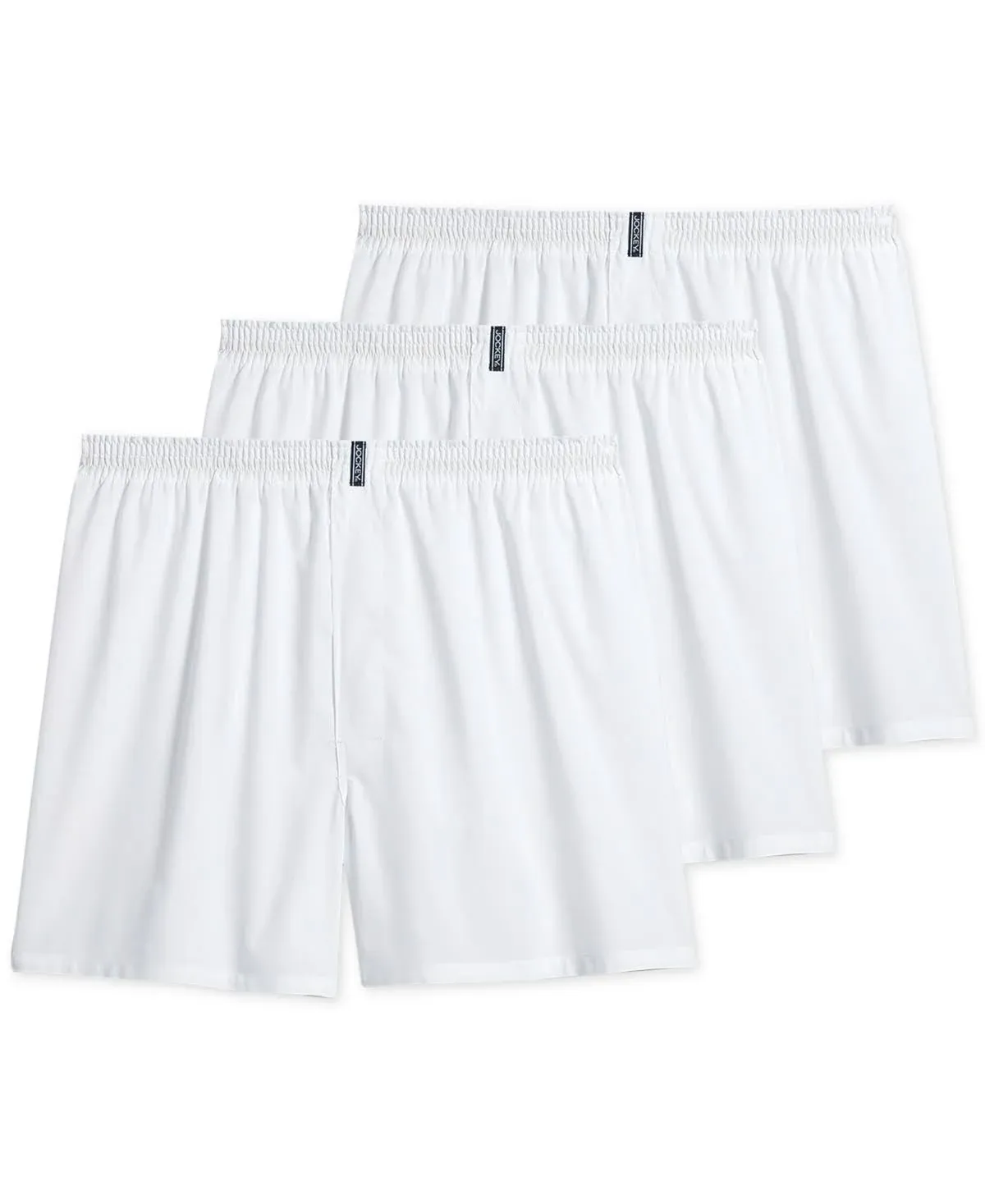 Jockey Classic Wovens Full Cut Boxer 3-Pack - Blue - Boxers