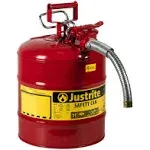 Justrite Safety Can 5 Gal Type II, Red