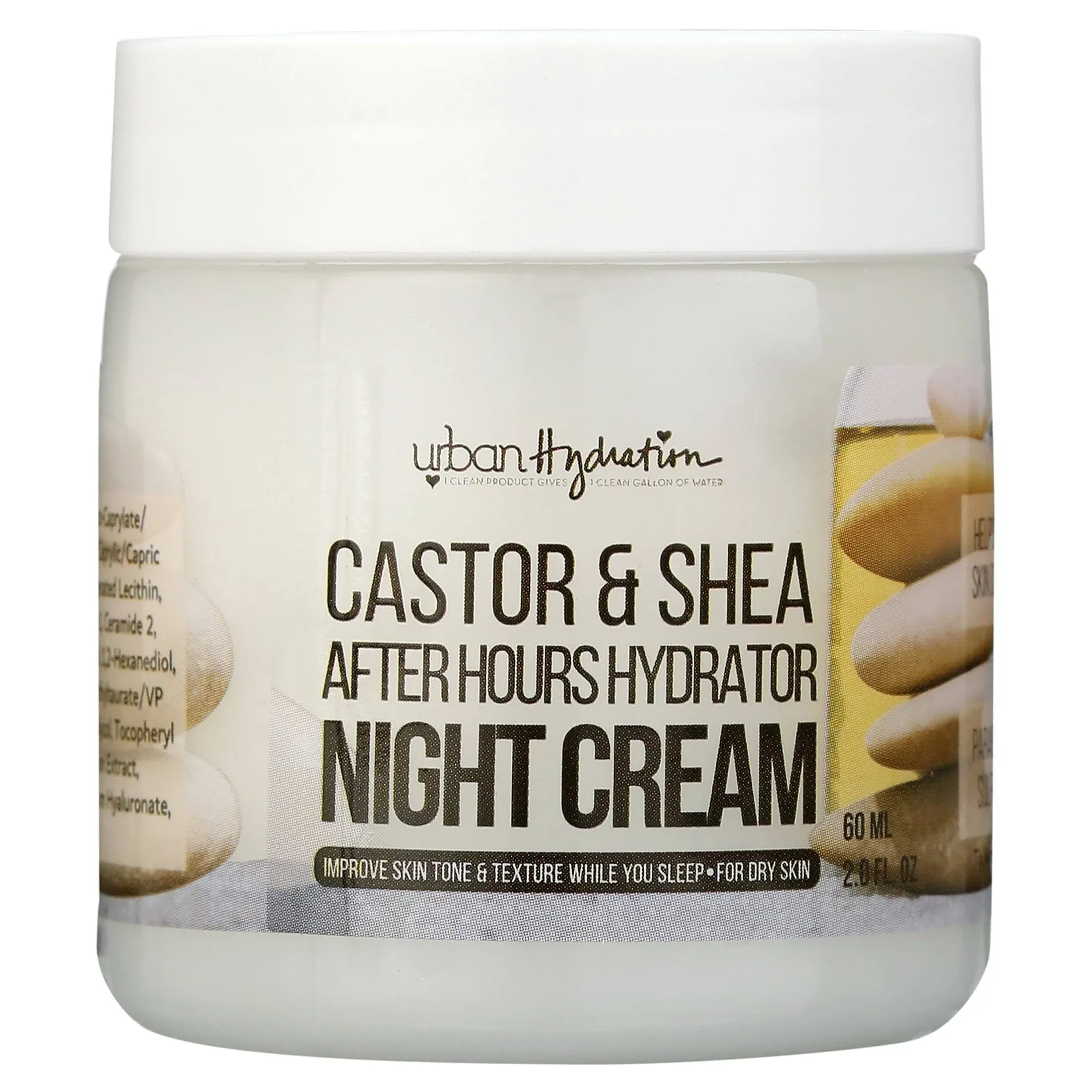 Urban Hydration Castor &amp; Shea Nourish &amp; Hydrate Night Cream 2.0 fl. oz. 