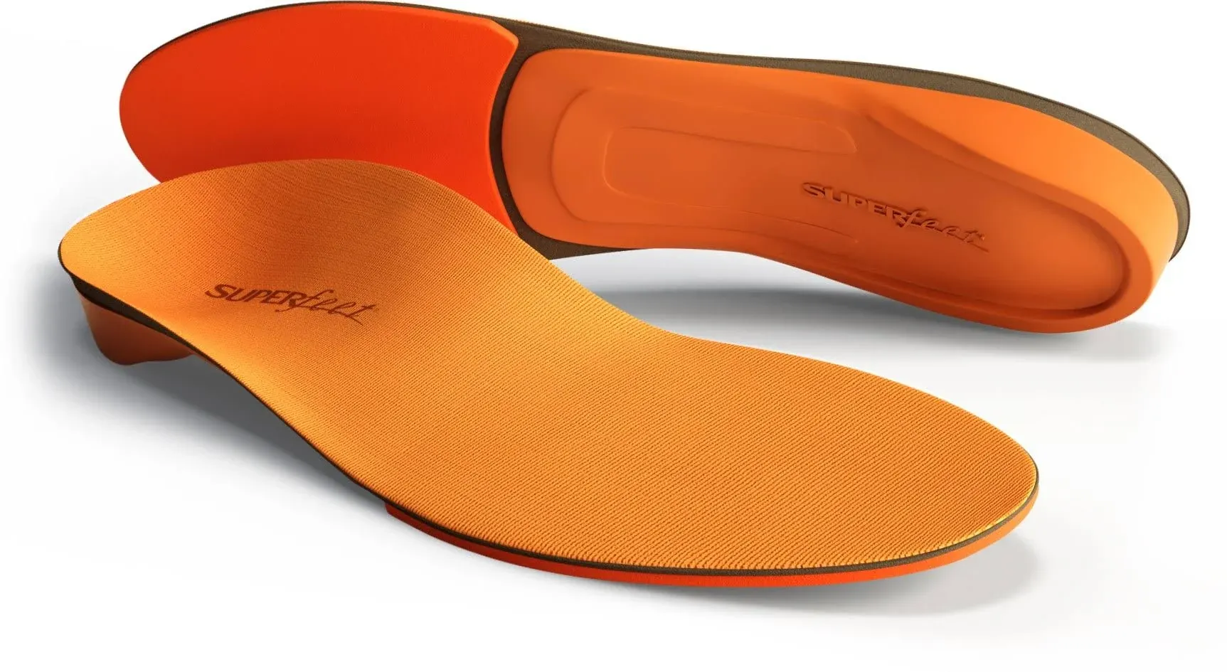 Superfeet All-Purpose High Impact Support Insoles (Orange) - Trim-To-Fit Orthotic Arch Support Shoe Inserts - Professional Grade - Men 9.5-11 / Women 10.5-12