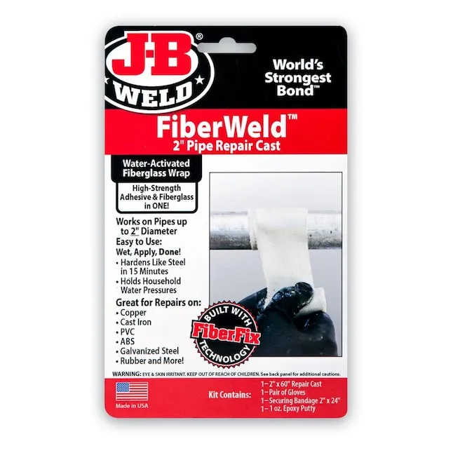 J-B Weld FiberWeld Pipe Repair Cast