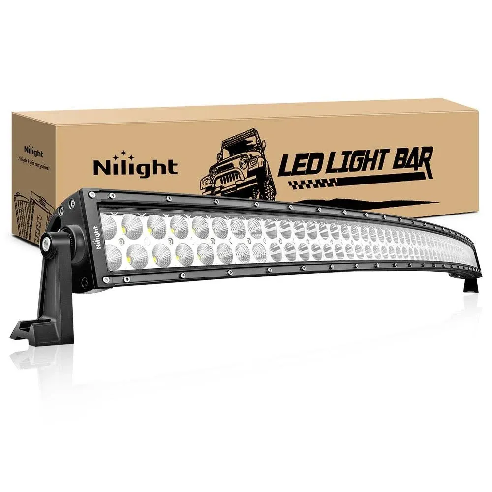 52 Inch 300W Curved Spot Flood Combo LED Light Bar